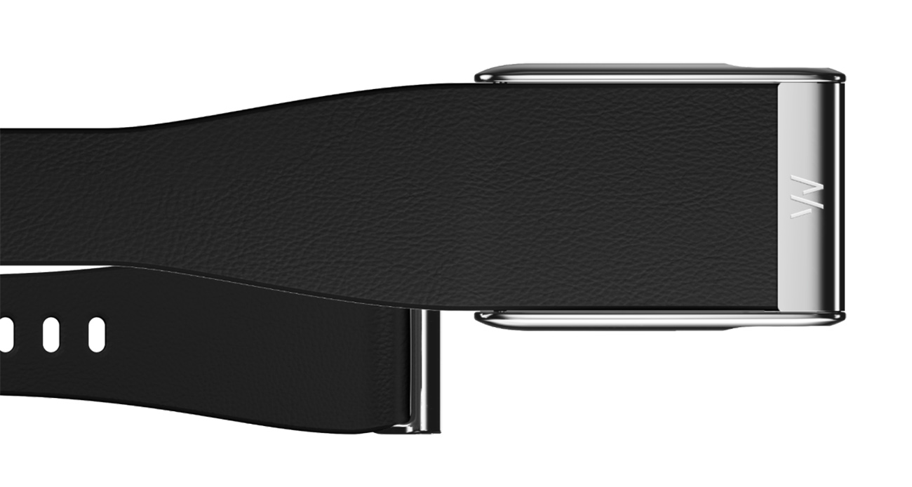 Whoop 5.0 MG LeatherLuxe Tapered Band / Small Size / Black with  display picture 1