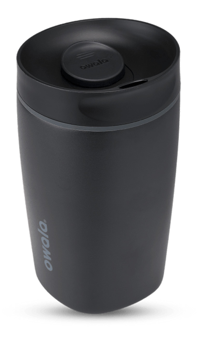 Owala SmoothSip Slider / 12oz / For Hot & Cold Beverages / Very Very Dark