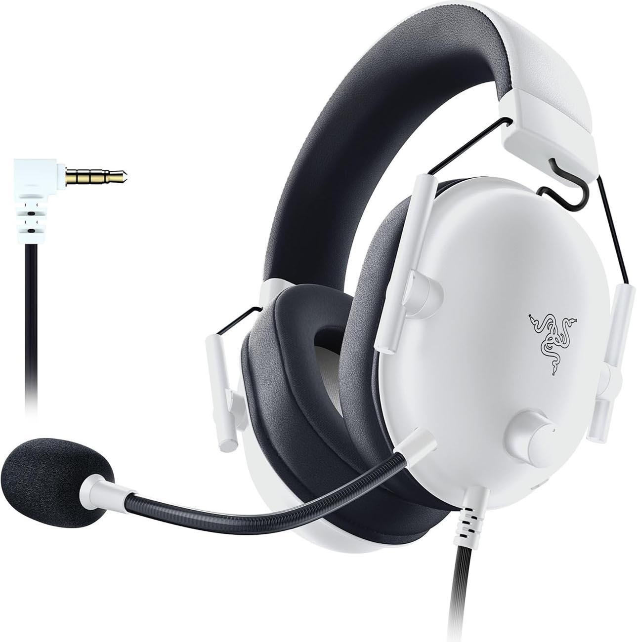 Razer BlackShark V2 X Wired Headset / Noise Cancellation / Surround Sound / Lightweight / White