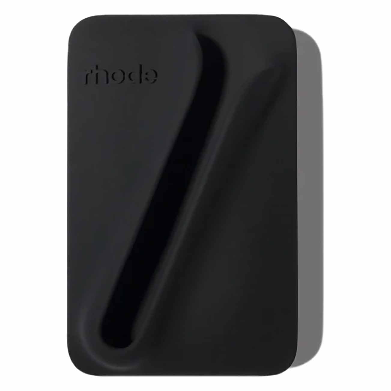 مسكة Snap-On Lip Case للقلوس من Rhode / تدعم MagSafe / سليكون ناعم / اسود