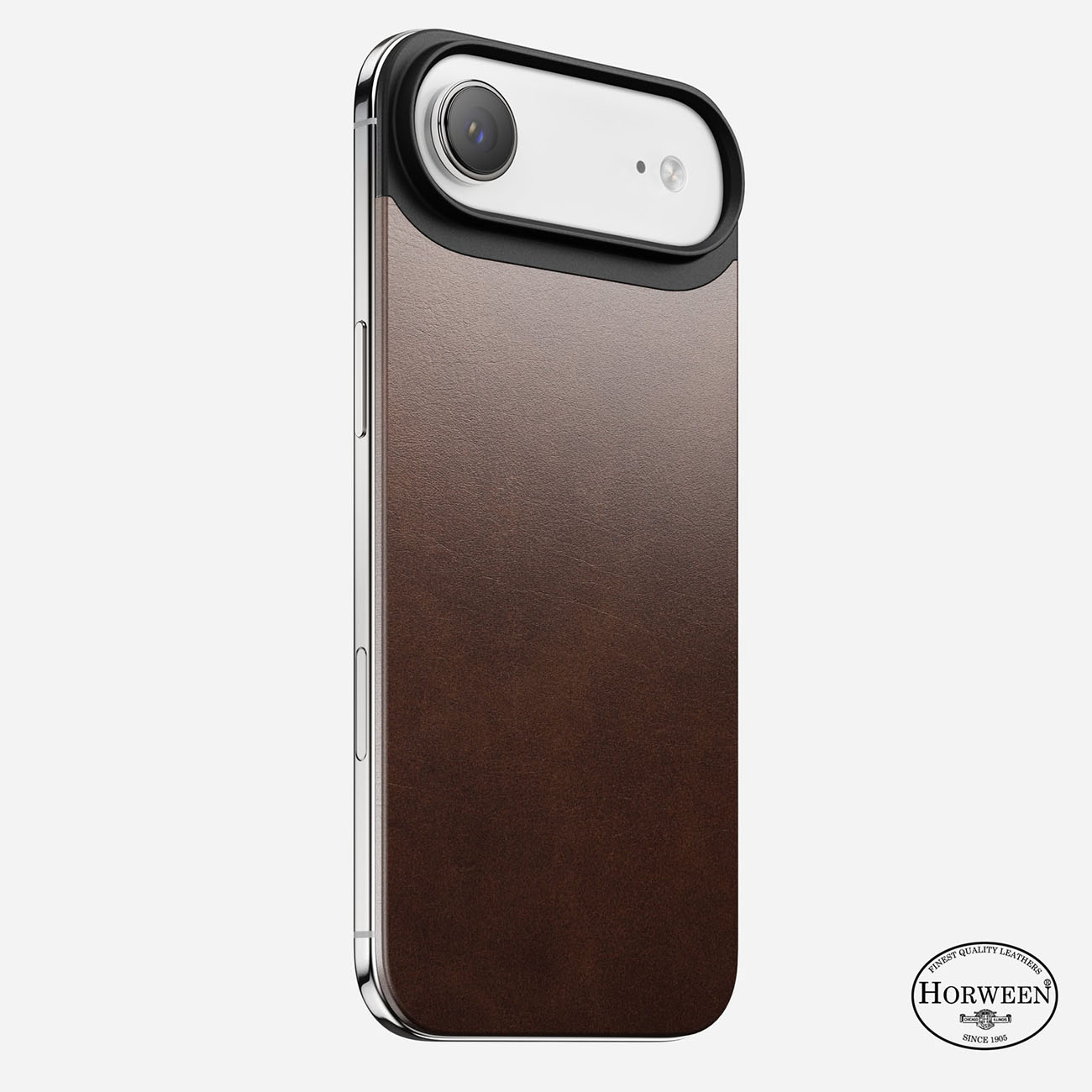 Nomad Magnetic Leather Back for iPhone 17 Air / Support MagSafe