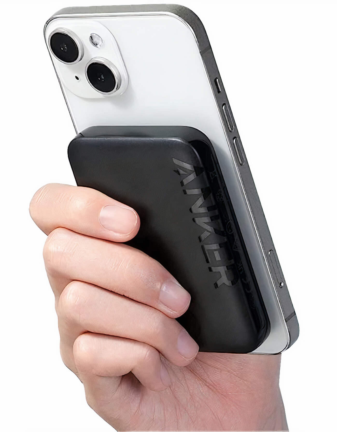 بطارية انكر MagGo 321 لاسلكية و مغناطيسية / تدعم MagSafe / سعة 5000 mAh / اسود