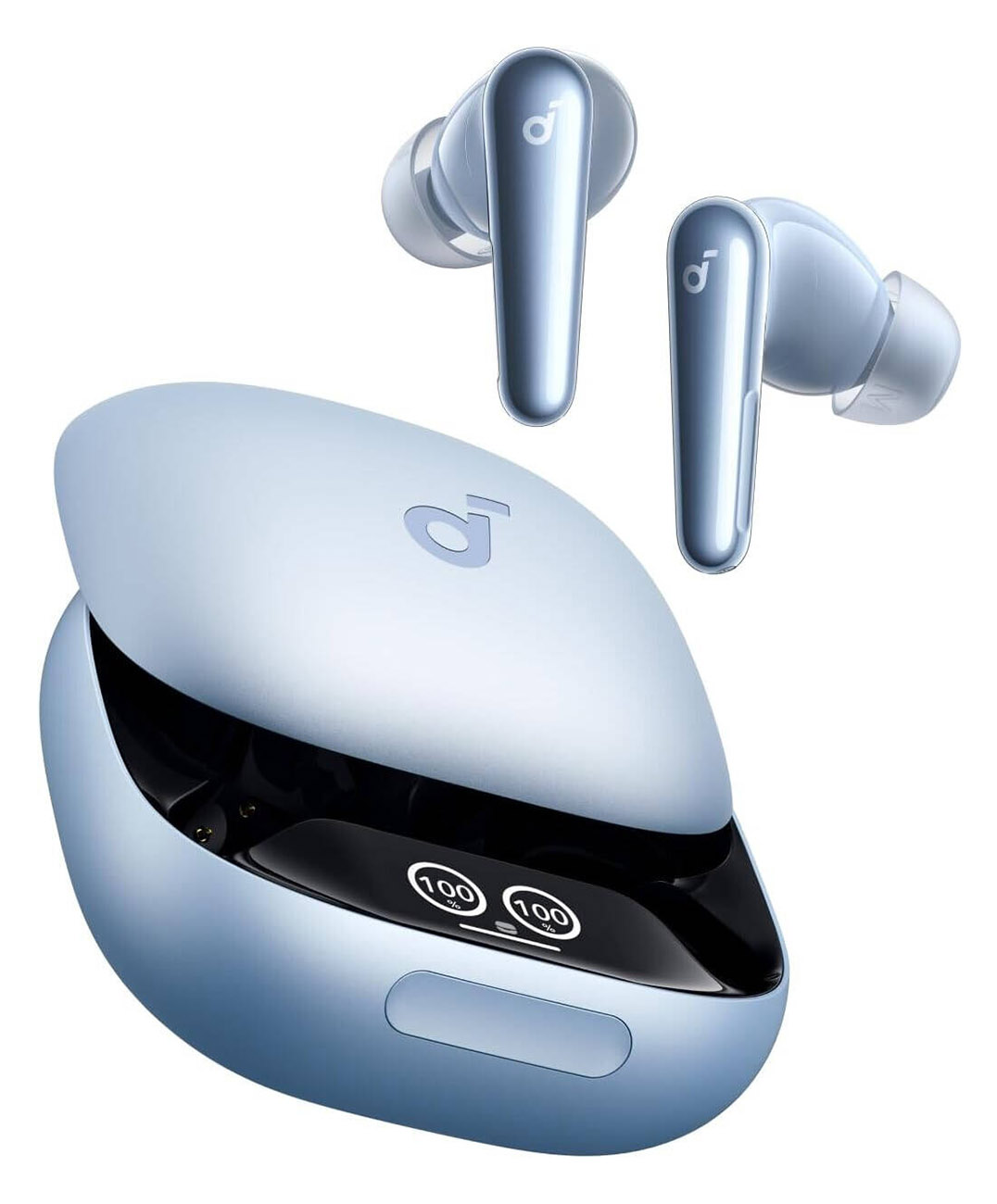 سماعة انكر ساوندكور Liberty 4 Pro اللاسلكية / مع عزل الازعاج / مقاومة للماء / ازرق