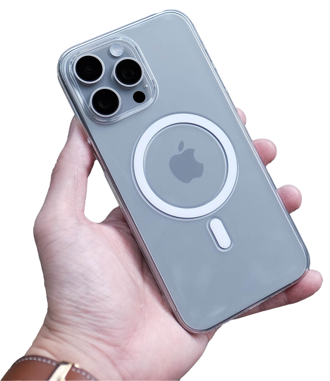 Bare Case for iPhone 15 Pro / Support MagSafe / Ultra Slim / Clear