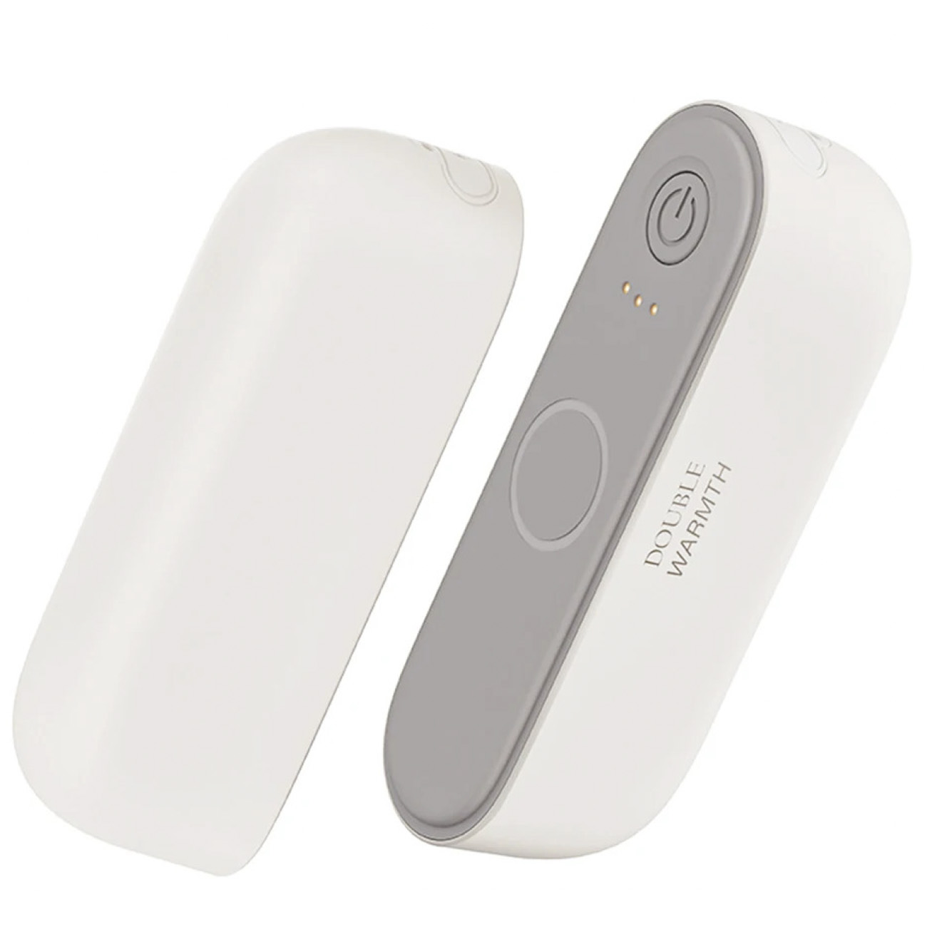 دفايات يد مغناطيسية / تعمل بالبطارية / 3 مستويات حرارة / تسخين سريع / ابيض