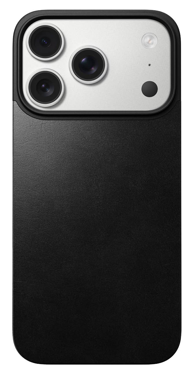 Nomad Magnetic Leather Back for iPhone 17 Pro / Support MagSafe