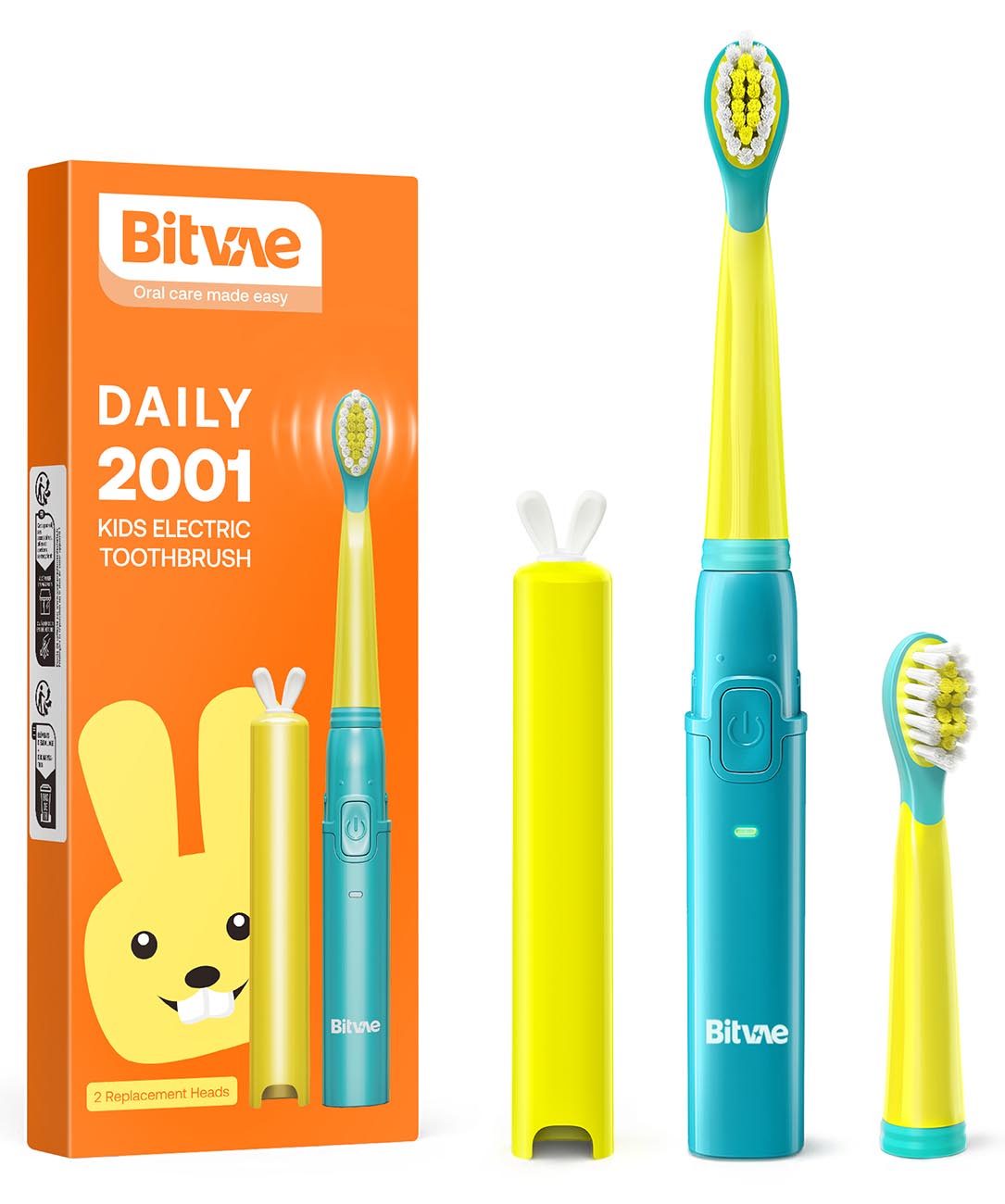 فرشاة اسنان Bitvae 2001 الكهربائية للاطفال / مع 3 اعدادات للاستخدام