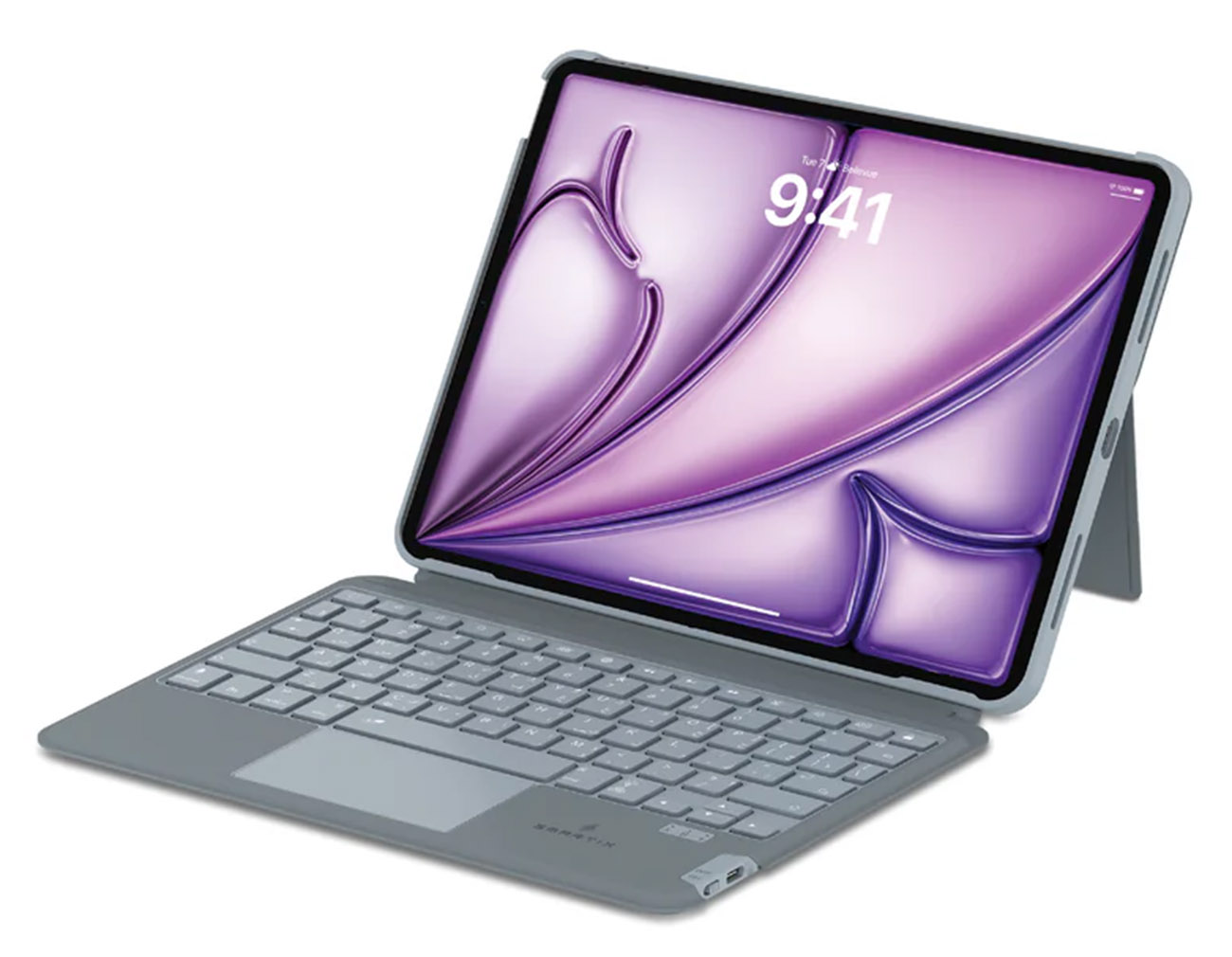 Smartix Wireless Keyboard + Case for iPad Air 11-inch 2024 / Arabic & English