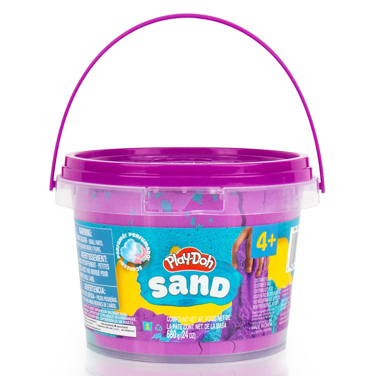 PlayDoh Sand Duo Bucket / Purple & Blue