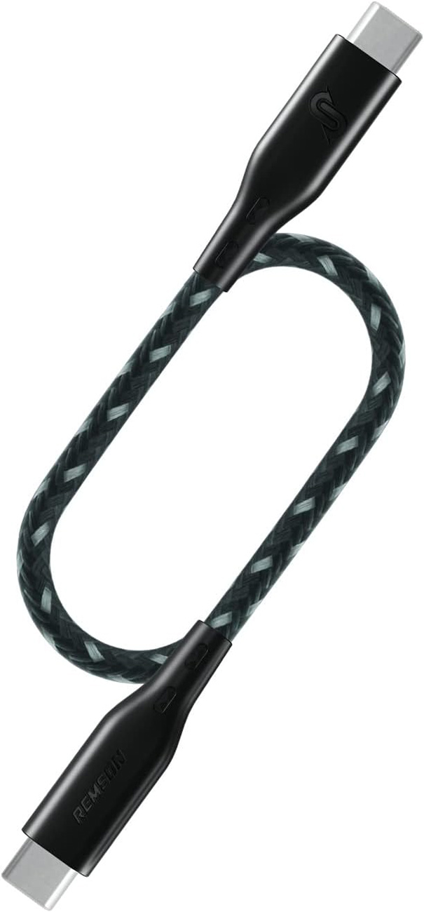 واير Remson Rapid Link نوع تايب سي الى تايب سي / تصميم قوي / طول 0.3 متر