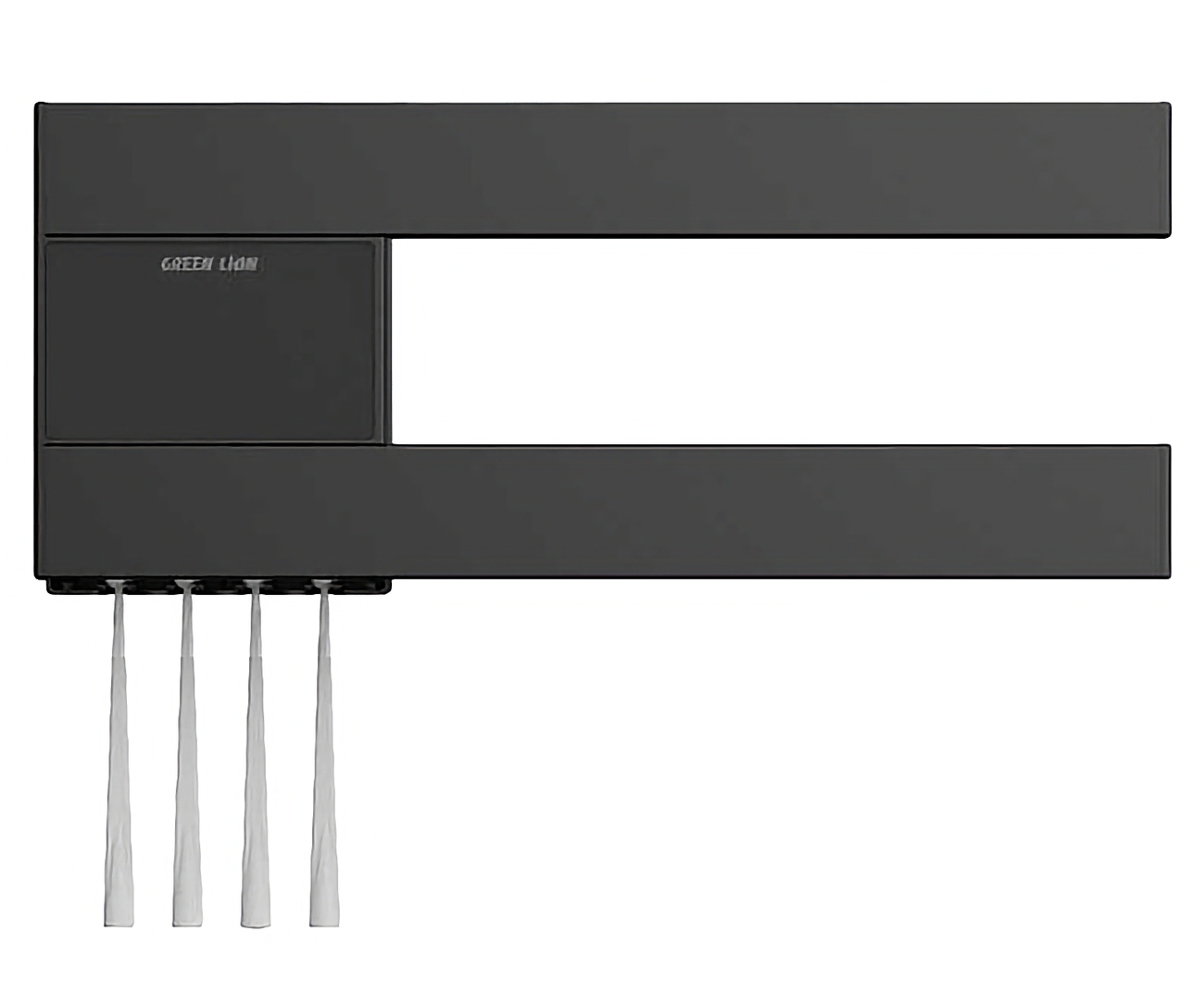 Green Electronic Towel Dryer and Toothbrush Sanitizer