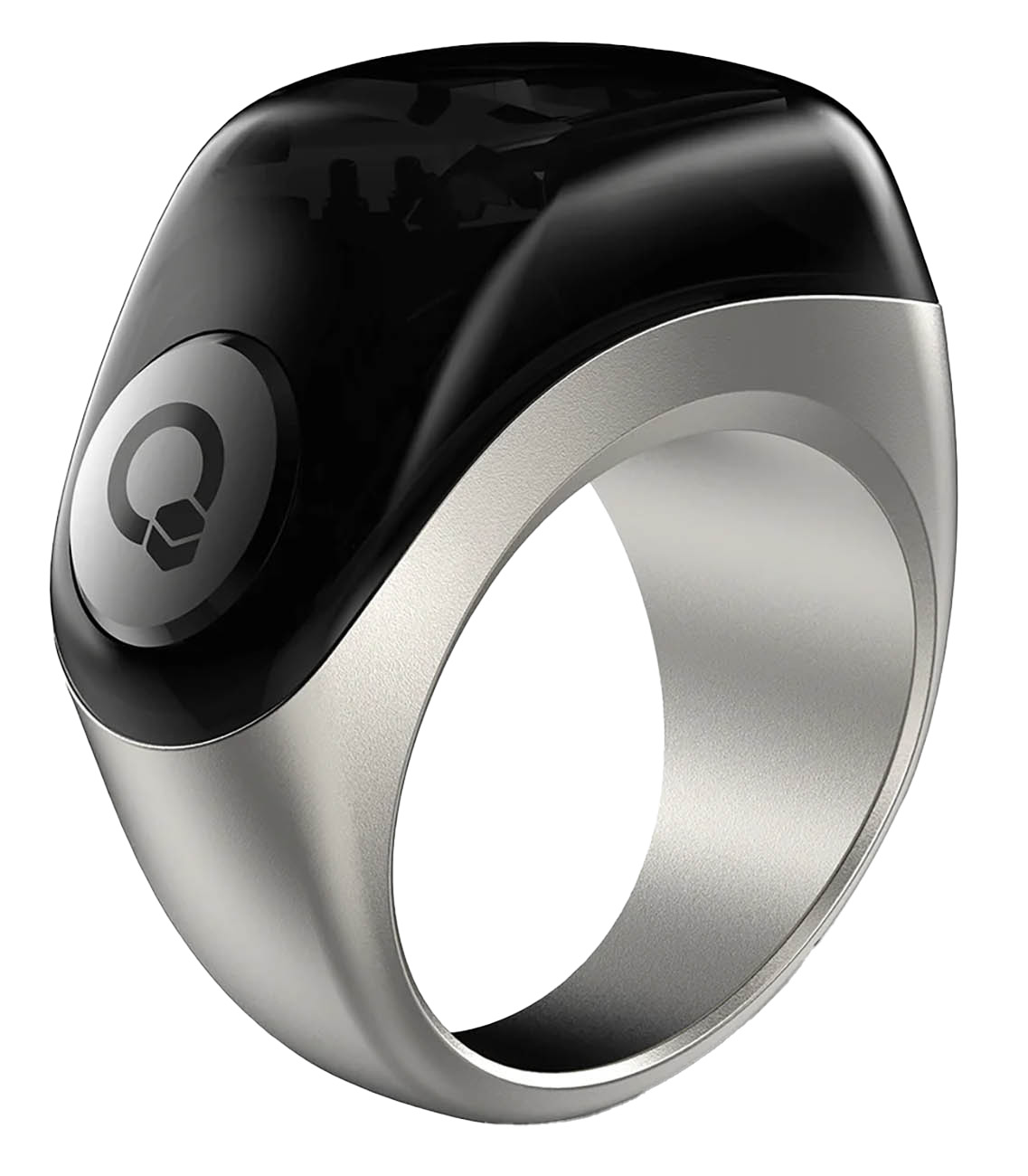 iQibla Smart Zikr Ring / Phone Control & Prayer Reminder / Support 3 Sizes / Grey
