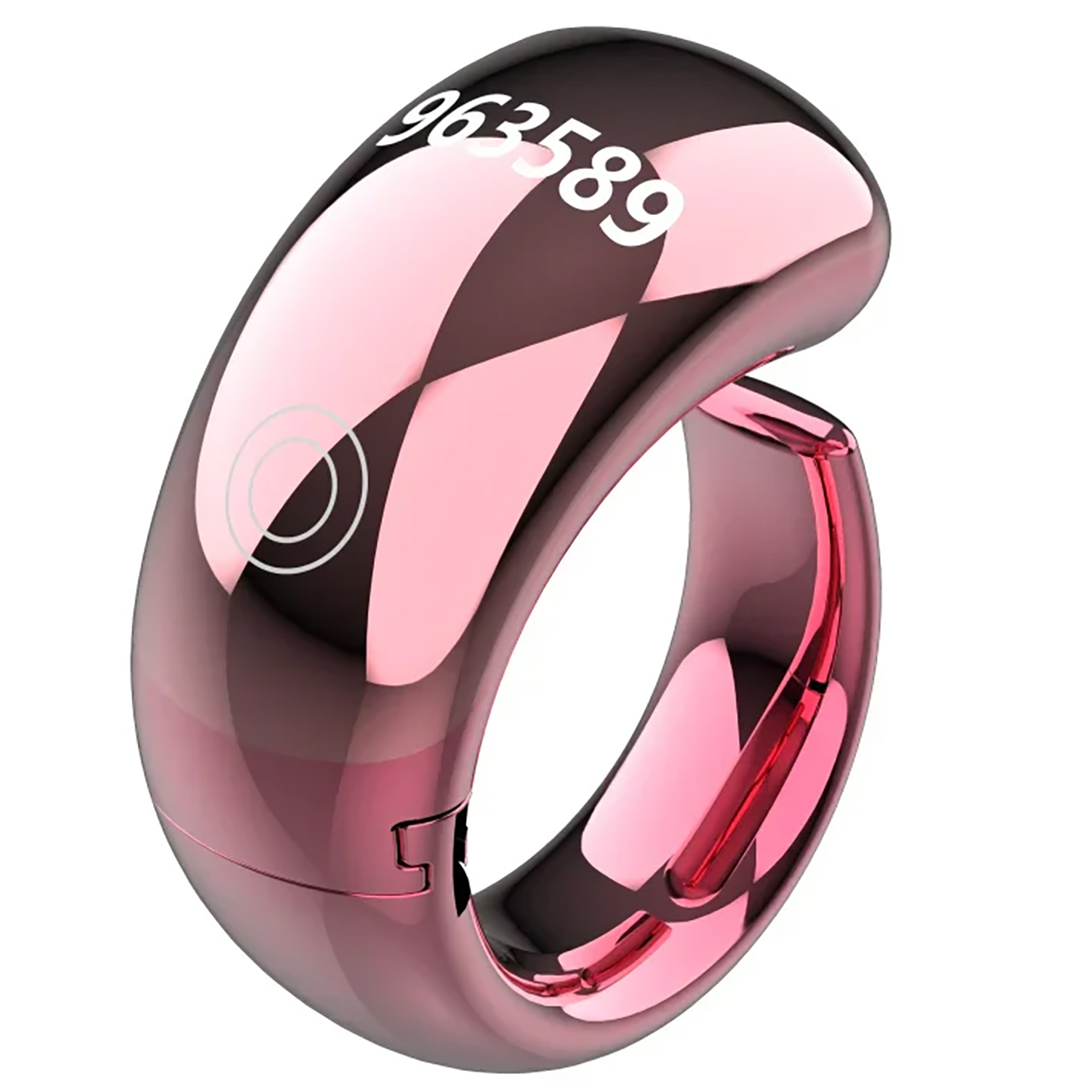 Equantu Smart Tasbih Ring / Mobile App Control & Prayer Reminder / Supports 5 Sizes / Pink
