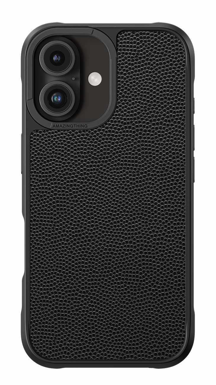 AmazingThing Glamour Case for iPhone 16 Plus / Support MagSafe / Drop-Resistant / Black