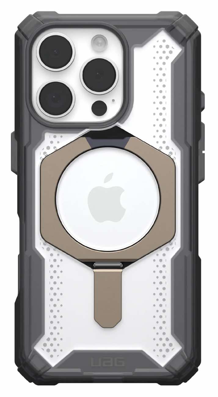 UAG Plasma XTE Case for iPhone 16 Pro / With Built-in Stand / Drop Resistant / MagSafe / Titanium
