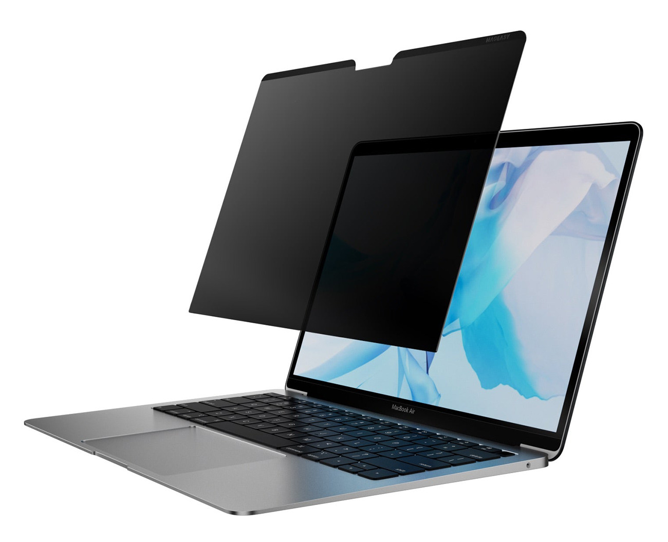 حماية MagEasy Guard لماك بوك برو 16 انش / زجاج مخفي / تتركب بالمغناطيس