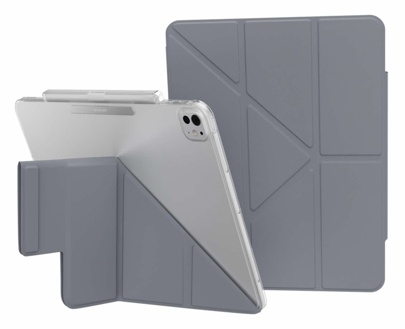 كفر MagEasy لايباد برو حجم 13 انش اصدار 2024 / ستاند مدمج / ضد الطيحات / لون Alaskan Blue