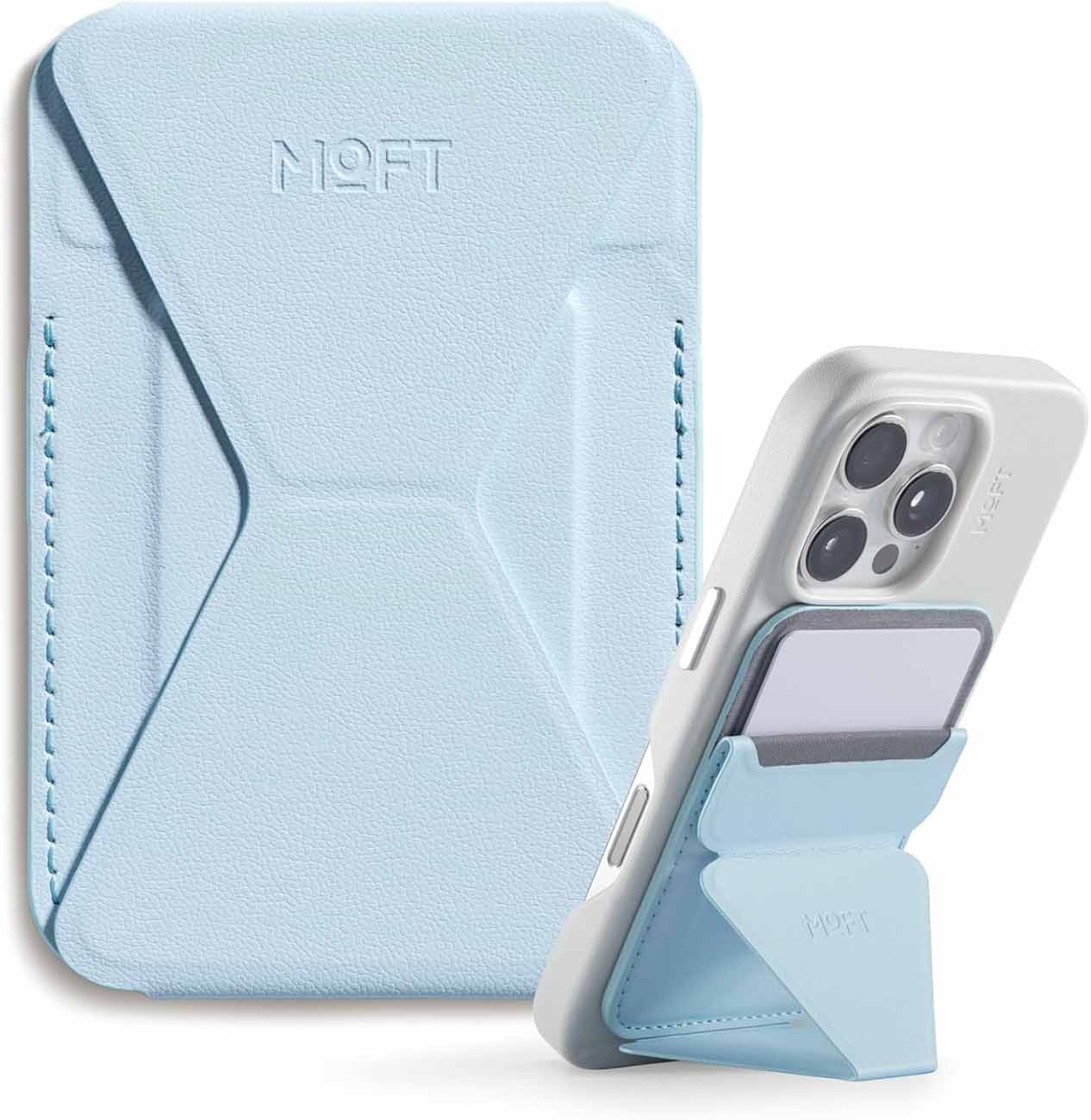 MOFT Magnetic Phone Stand / With Built-in Wallet / Support MagSafe / Soothing Mist