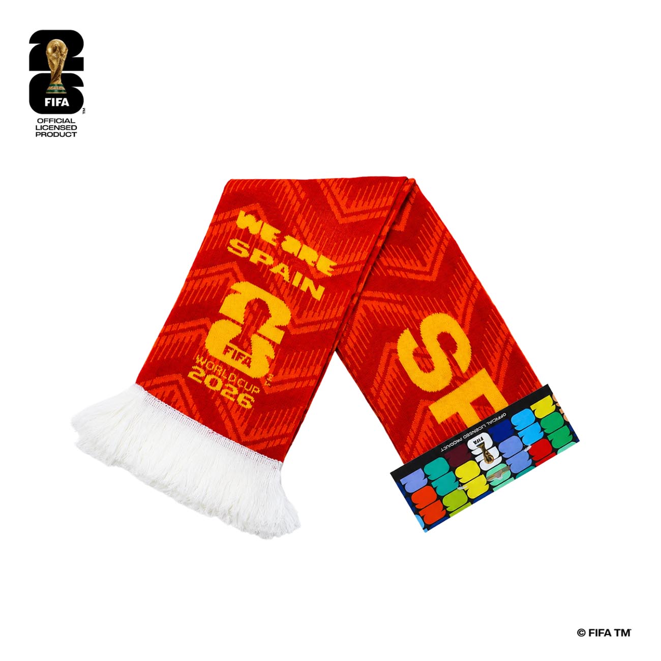 FIFA World Cup 2026 Spain Scarf / Official Licensed Product in Qatar
