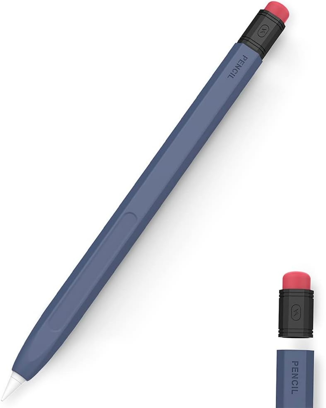 Blupebble Case for Apple Pencil 2nd Gen / Classic Design / Drop Resistant / Midnight Blue
