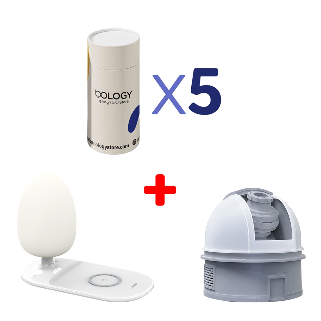 Nology Special Bundle / Stars Projector + Ldnio Lamp + Nology Car Tissue Box (5 Pieces)