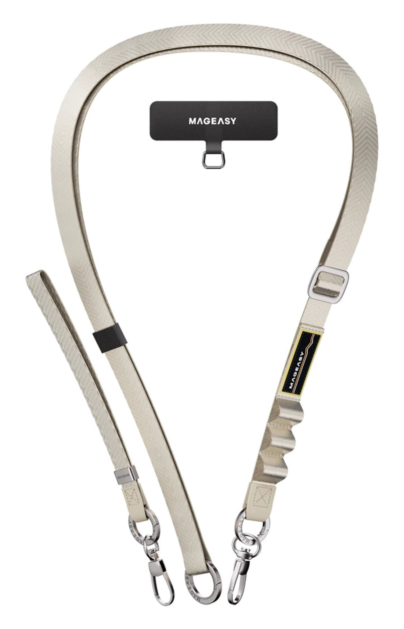 MagEasy Phone Lanyard With Wrist Strap / Adjustable Length / Starlight