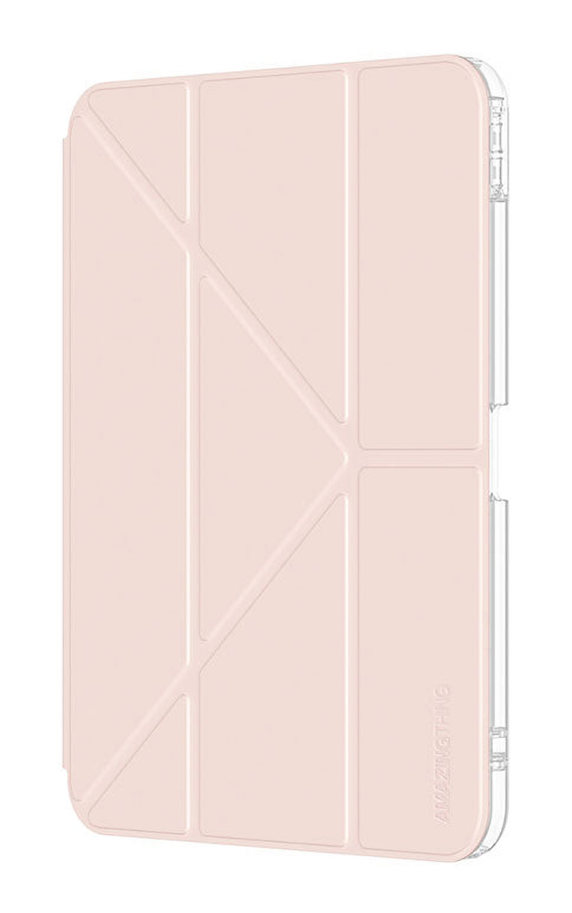 كفر AmazingThing Y-Flex لايباد اير حجم 11 انش 2025 / ستاند مدمج / ضد الطيحات / وردي