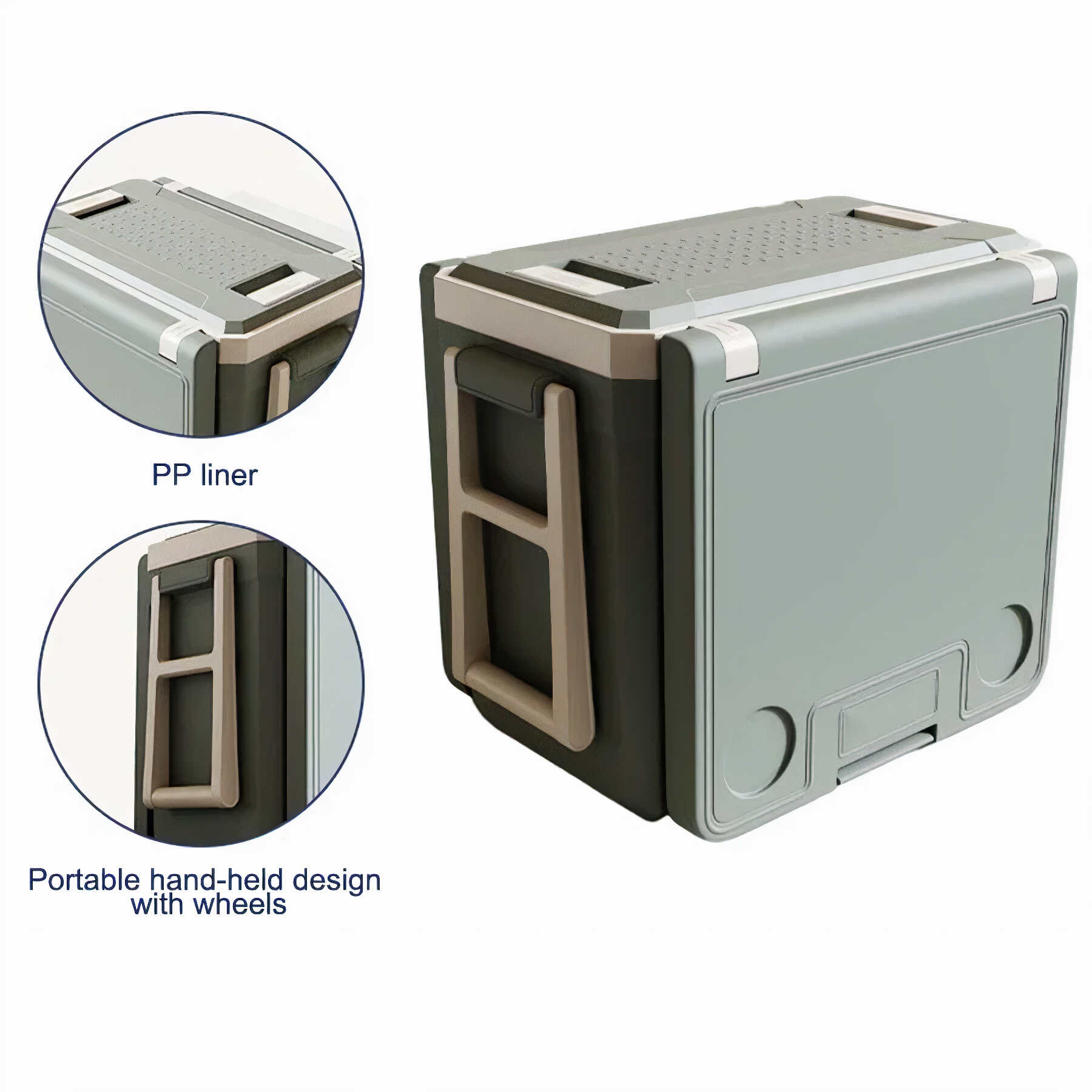 Multi-purpose Cooling Box / Turns To A Table With Chairs / Black ...