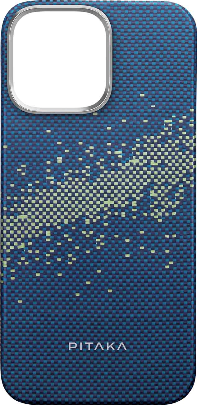 PITAKA MagEZ 6 Case for iPhone 16 Pro / MagSafe / Slim & Lightweight / Milky Way Galaxy