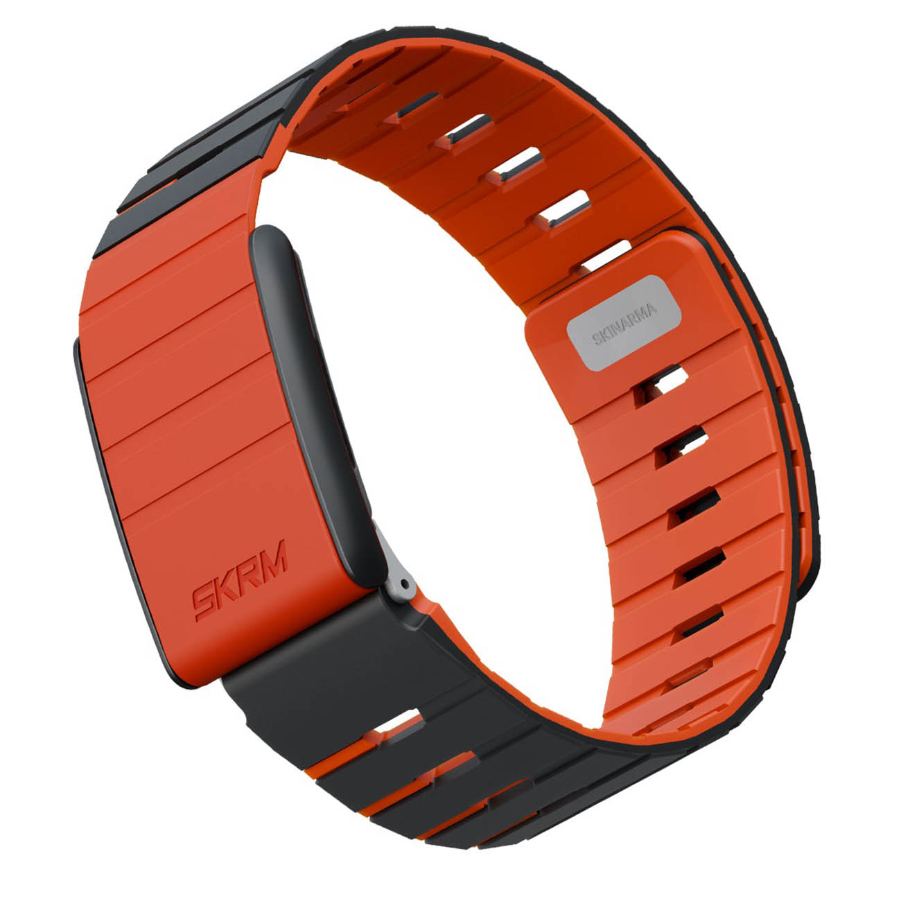 سير Gemini من SKINARMA / يدعم Whoop 5 و Whoop MG / سليكون ناعم / لون Sienna