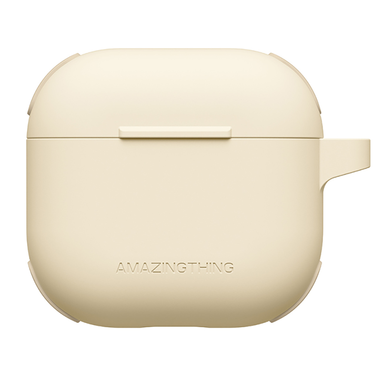 كفر AmazingThing GripClip لسماعة ابل AirPods 4 / تصميم انيق / يحمي من الطيحات / لون Desert