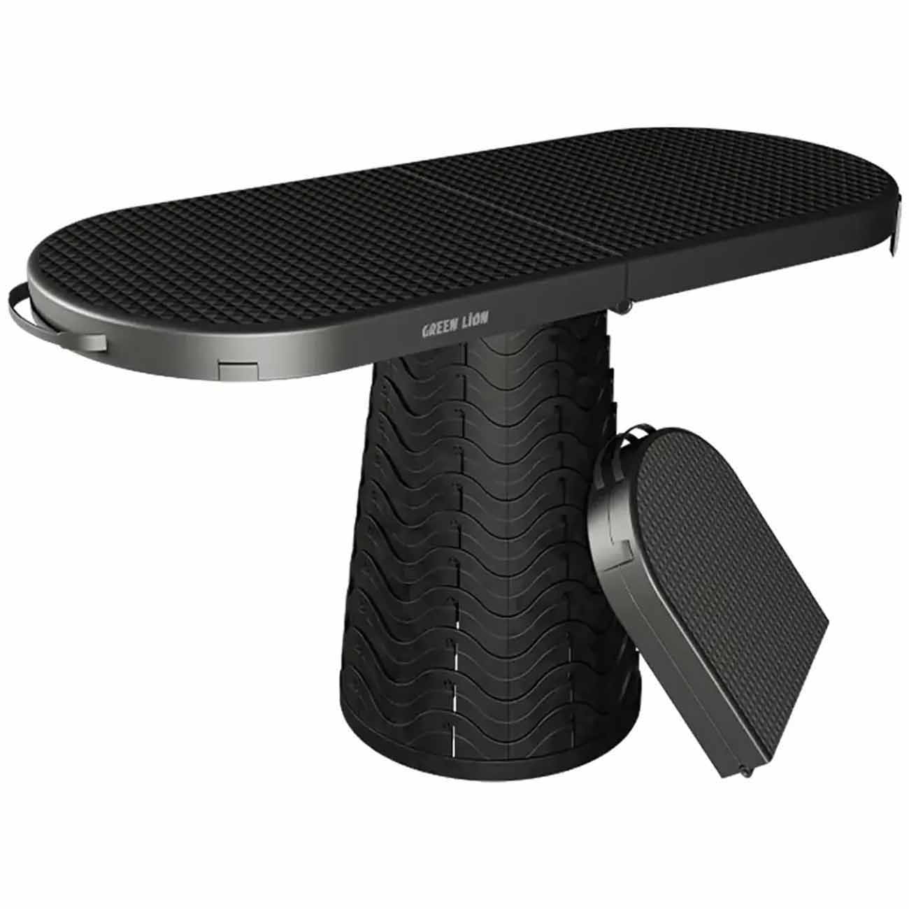 Green Camping Table & Chair / 2-in-1 Design / Foldable / Supports Up to 180 kg