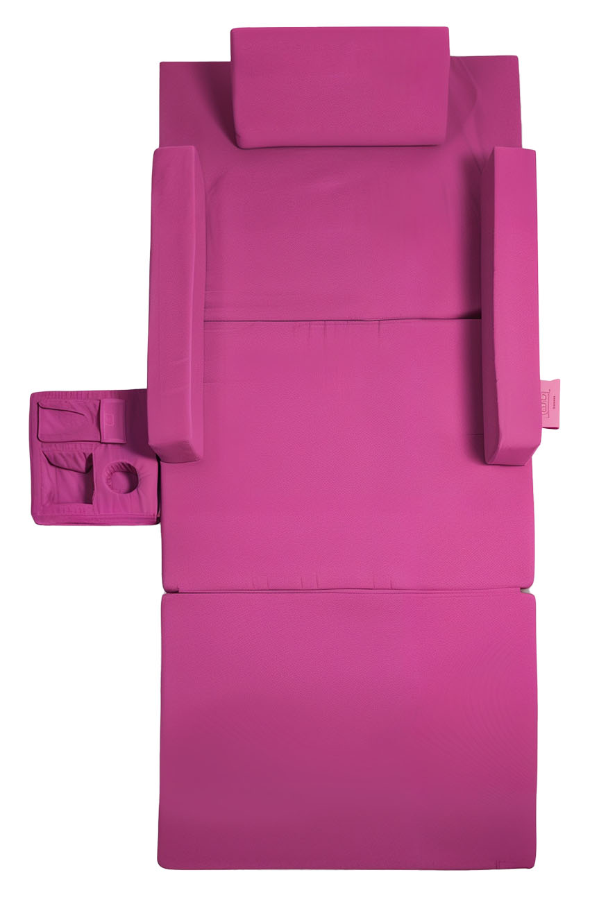 فرشة Resol Prime للتان / مع مسند يد و جيب مدمج / مقاومة للماء / قابلة للطي / بنفسجي