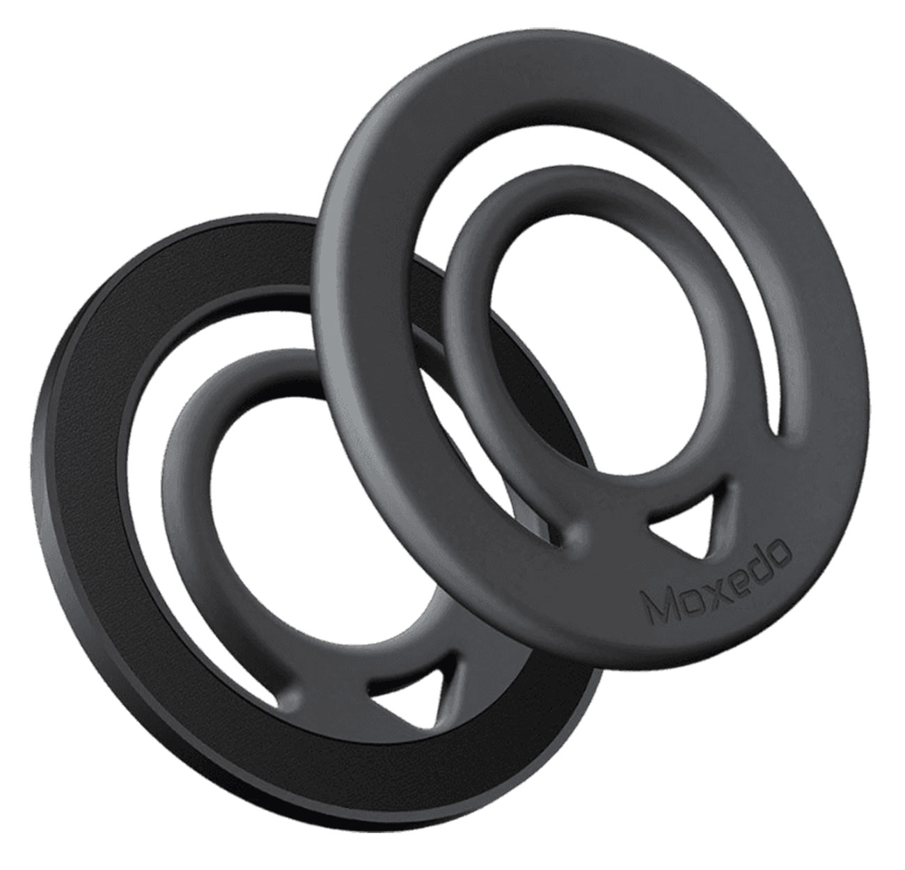 Moxedo Jello-Mag Phone Grip / Soft Silicone / Support MagSafe / Slim & Lightweight / Dark Grey