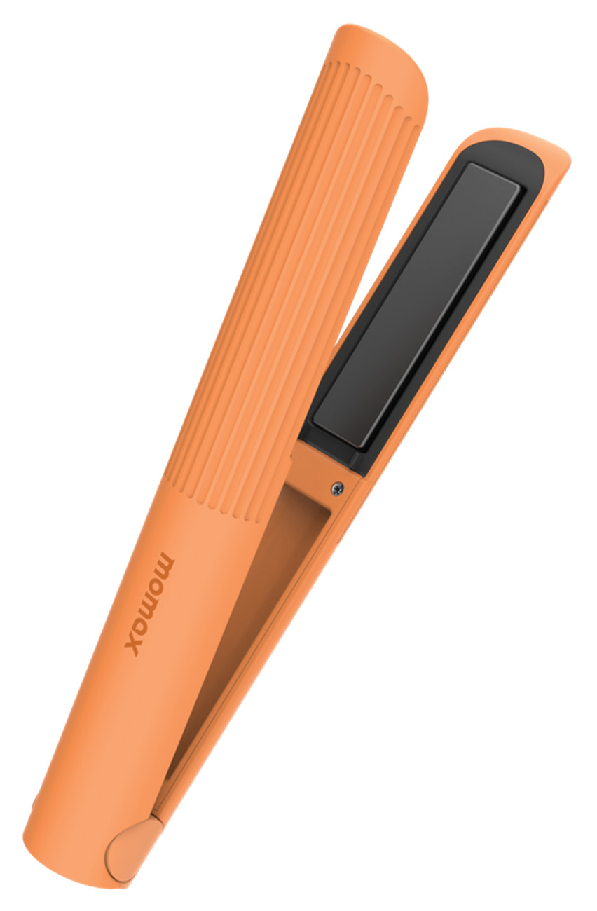 Momax Cordless Hair Straightener / Battery Operated / 3 Heat Settings / Orange