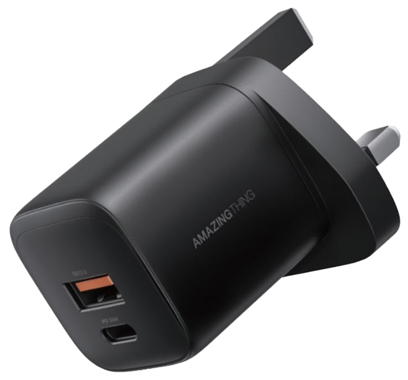 AmazingThing Thunder GaN Charger / with USB + Type-C Port / 33W Power