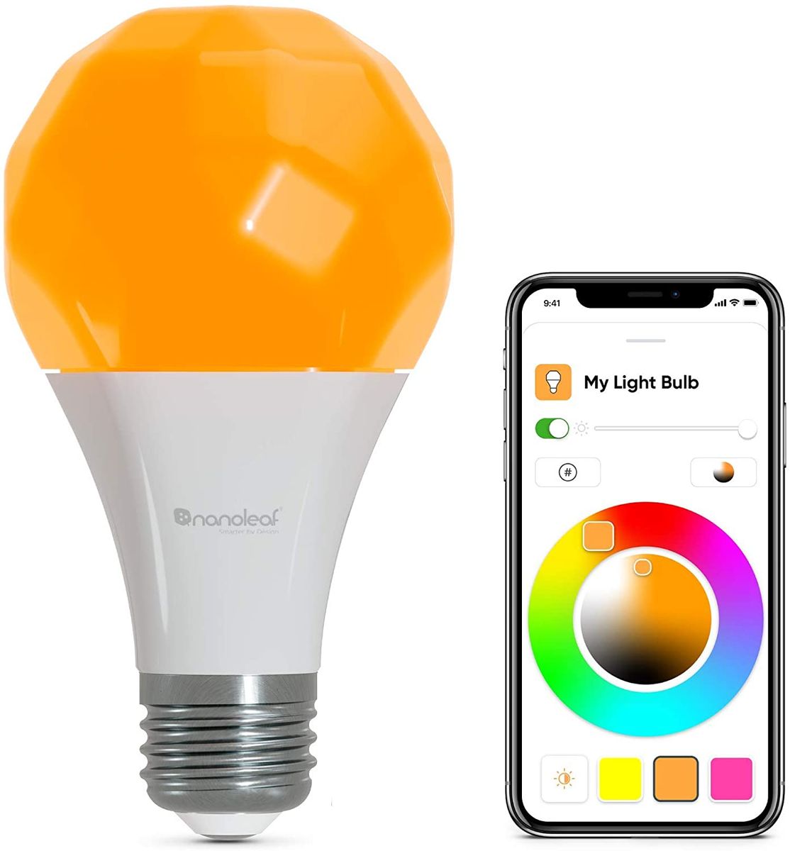 Nanoleaf Essentials Smart A19 RGB & White Bulb