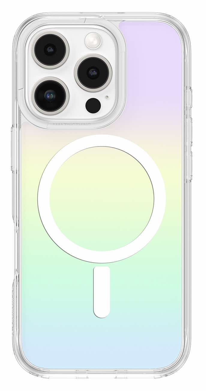 AmazingThing Minimal Case for iPhone 16 Pro / Support MagSafe / Drop Resistant / Rainbow