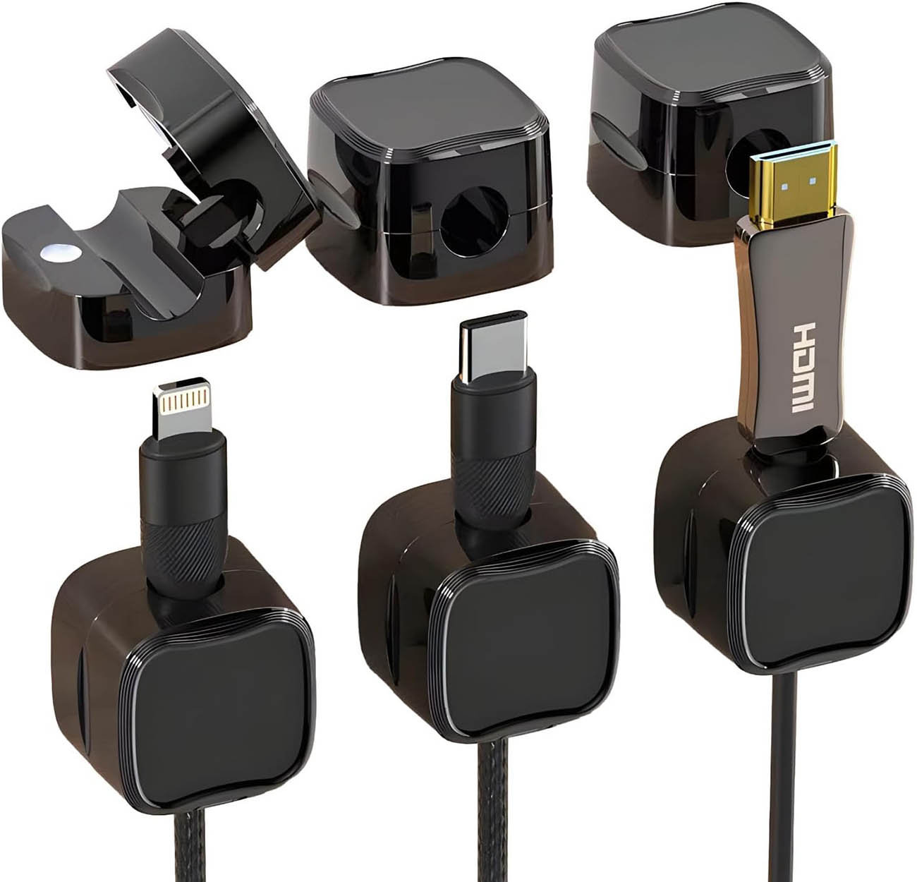 منظم اسلاك مغناطيسي / تصميم بسيط و عملي / 5 حبات