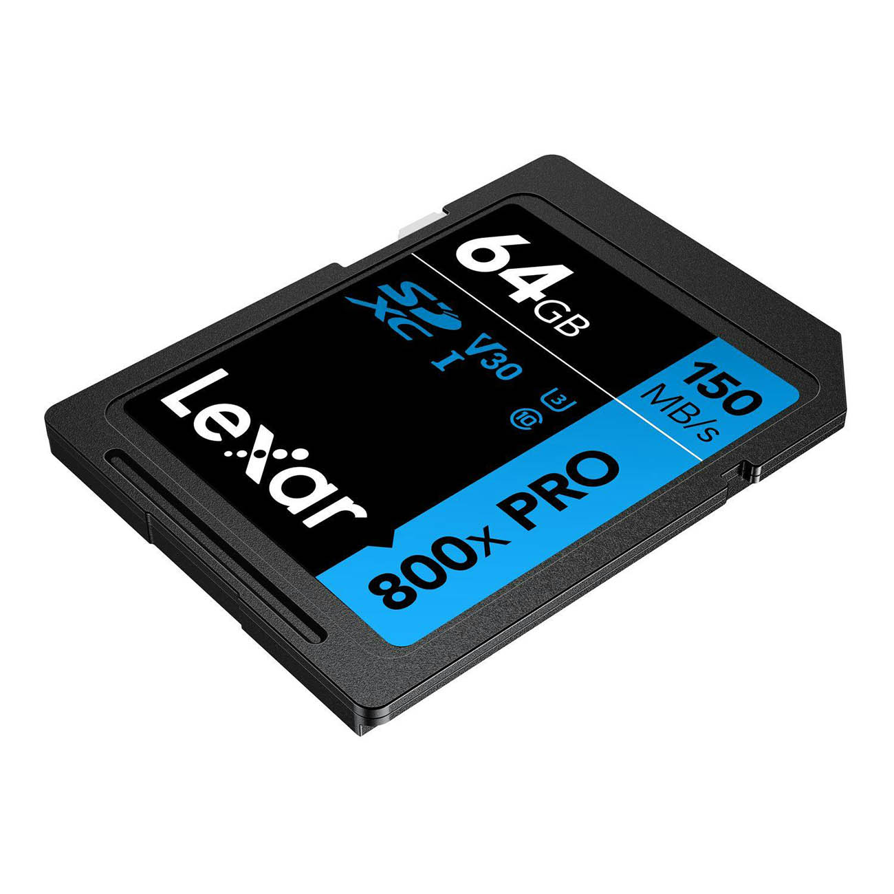 Lexar 800x PRO Memory Card / 64GB / 150MBs Read Speed / 45MBs