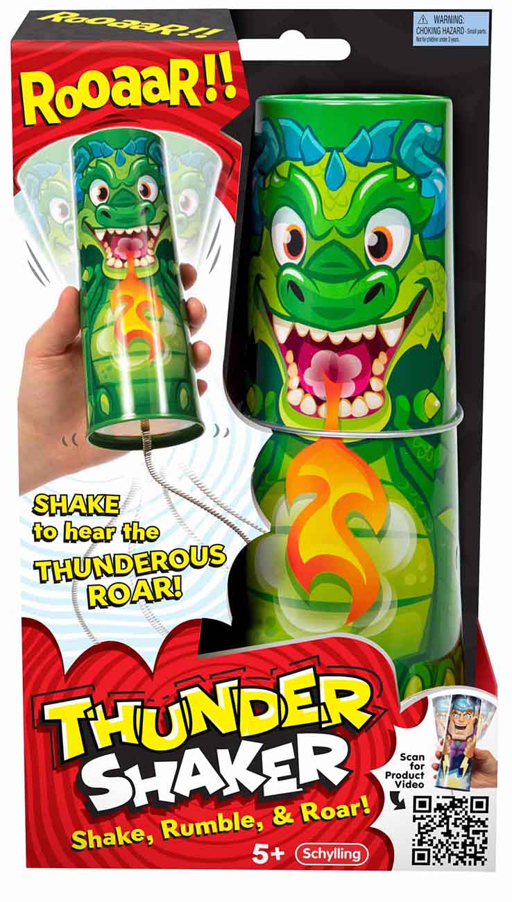 لعبة Thunder Shaker من Schylling / تصدر اصوات تشبه الرعد / نوع Flaming Dragon
