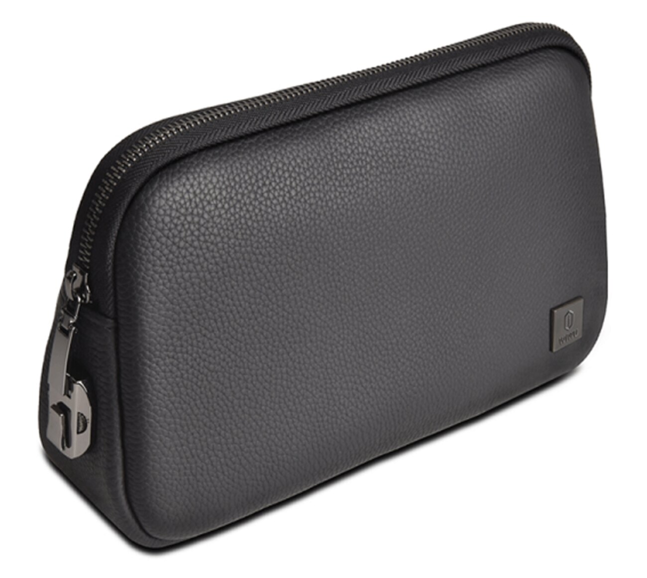 WiWU Handbag / With Fingerprint Lock / Waterproof / Black Leather