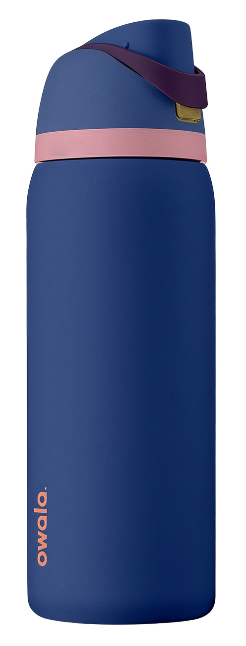 مطارة Owala FreeSip / سعة 32oz / تحافظ على البرودة لمدة 24 ساعة / لون Blue Jay