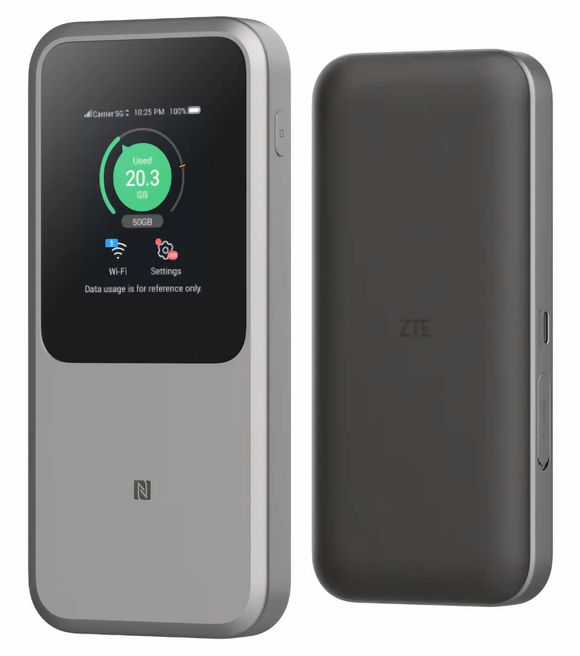 ZTE MU5120 Portable 5G Router / 10000 mAh / Supports WiFi 6 & 5G ...