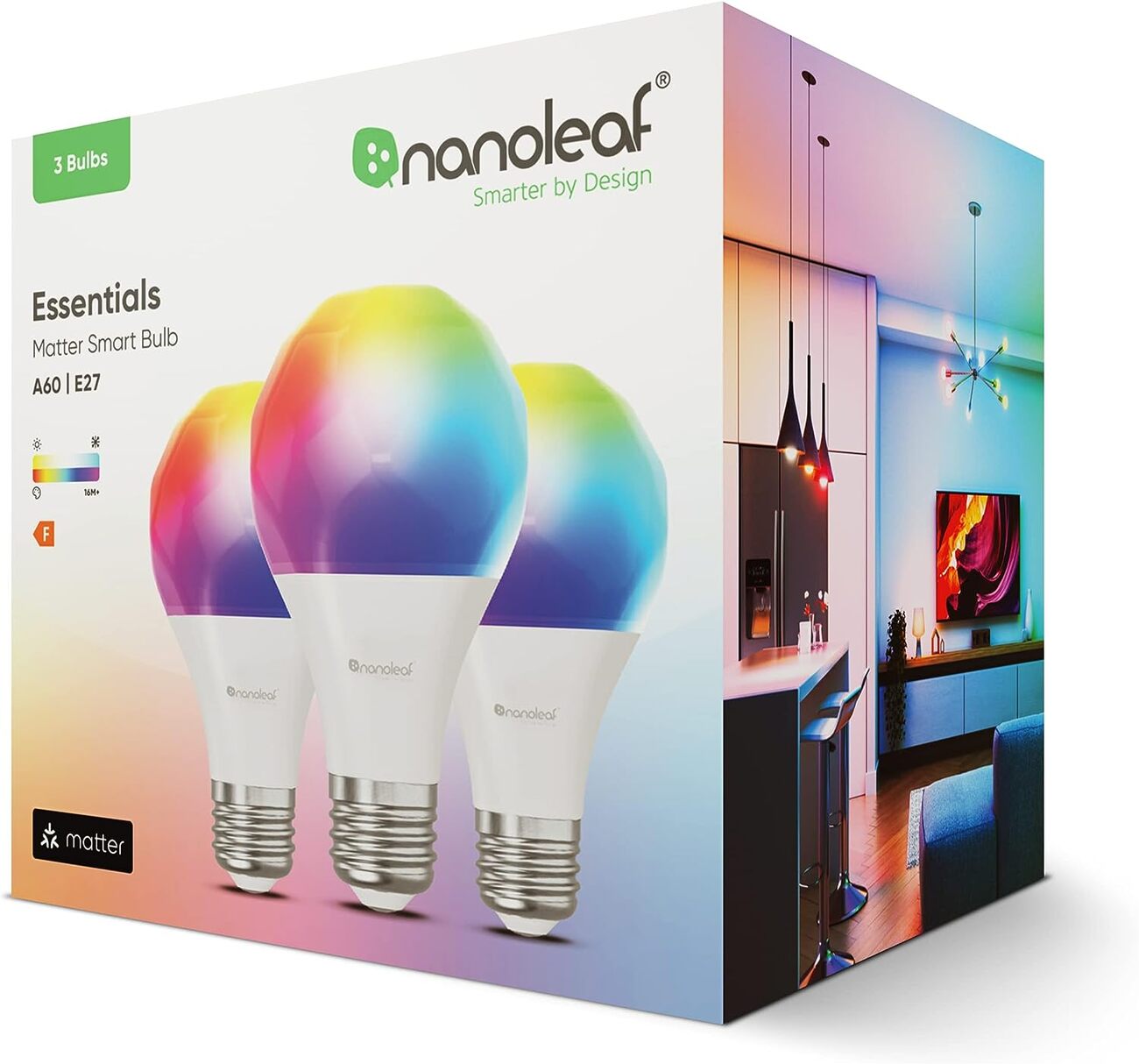 Nano Fiber Smart LED Light Strip Bundle / Changing RGB Colors / Matter ...