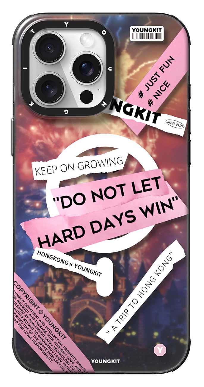 YoungKit Urban Vibes Case for iPhone 16 Pro Max / Support MagSafe / Drop Resistant / City Lights