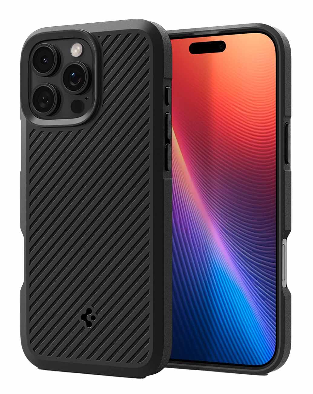 Spigen Core Armor Case for iPhone 16 Pro / Support MagSafe / Drop-Resistant / Matte Black