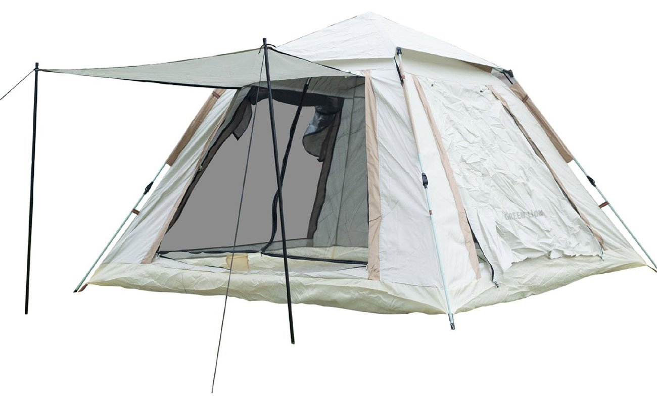 خيمة GT-6 للتخييم من جرين / تتسع لـ 5 او 6 اشخاص / مقاومة للماء / مقاومة لاشعة الشمس الضارة
