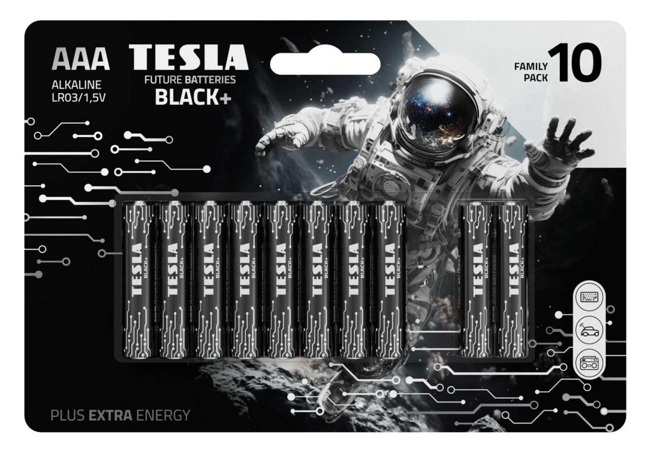 بطاريات TESLA Black بلس نوع AAA / حزمة من 10