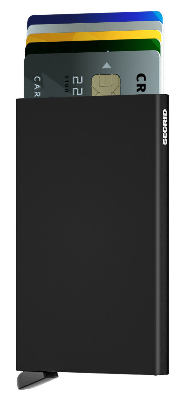 Secrid Card Holder Wallet / RFID Protection / Holds 4 to 6 Cards / Scratch-Resistant / Black